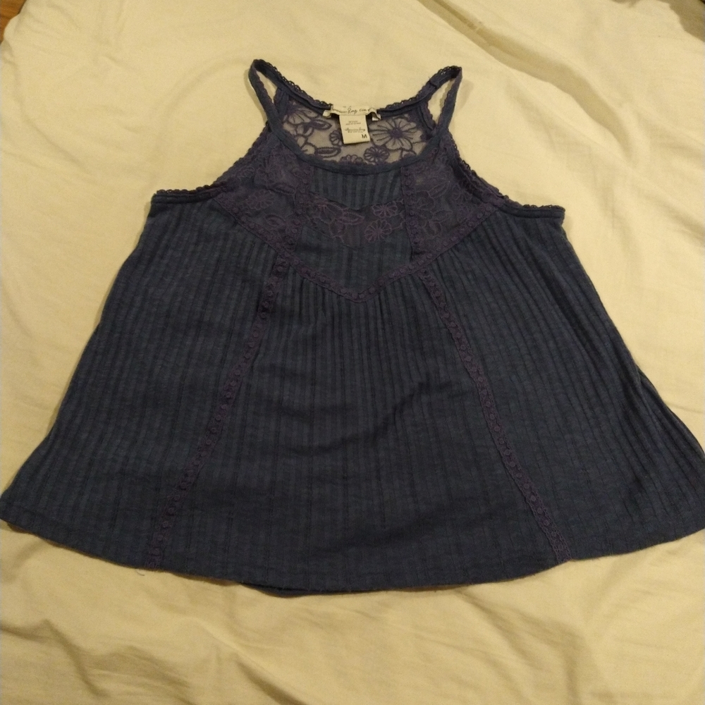 American Rag Embroidered Flowy Top